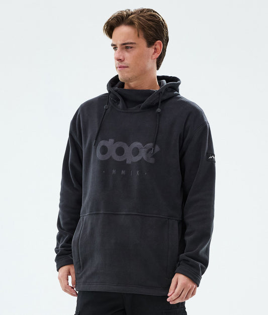 Fleece Hoodie For Men Black