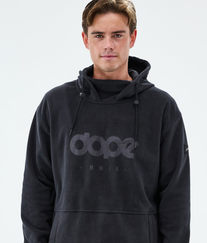 Fleece Hoodie For Men Black