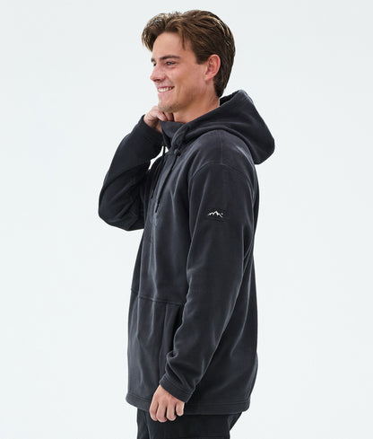 Fleece Hoodie For Men Black
