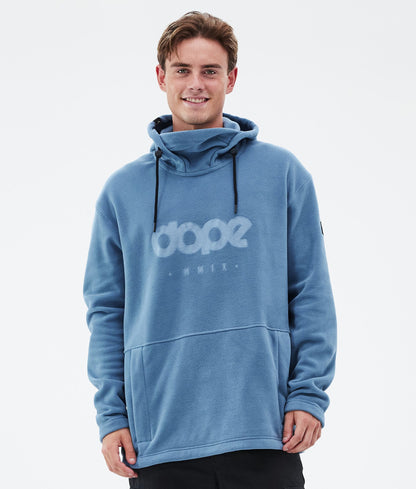 Fleece Hoodie For Men Blue Steel