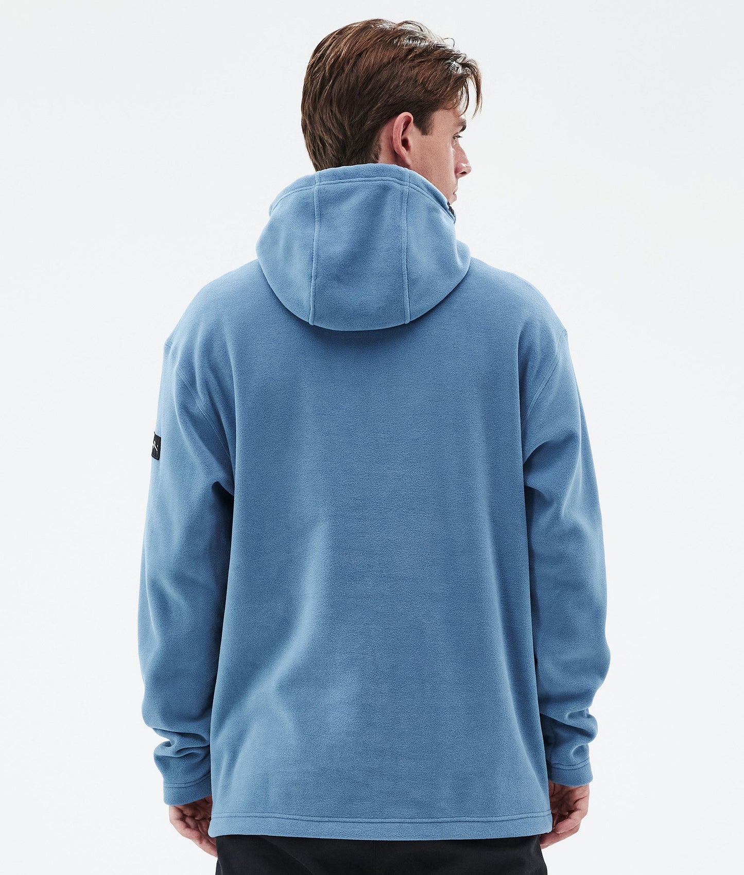 Fleece Hoodie For Men Blue Steel