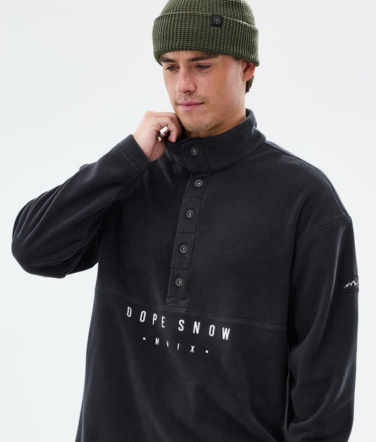 Fleece Sweater For Men Black