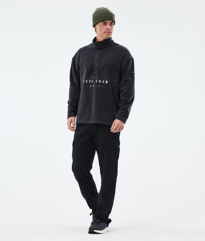 Fleece Sweater For Men Black