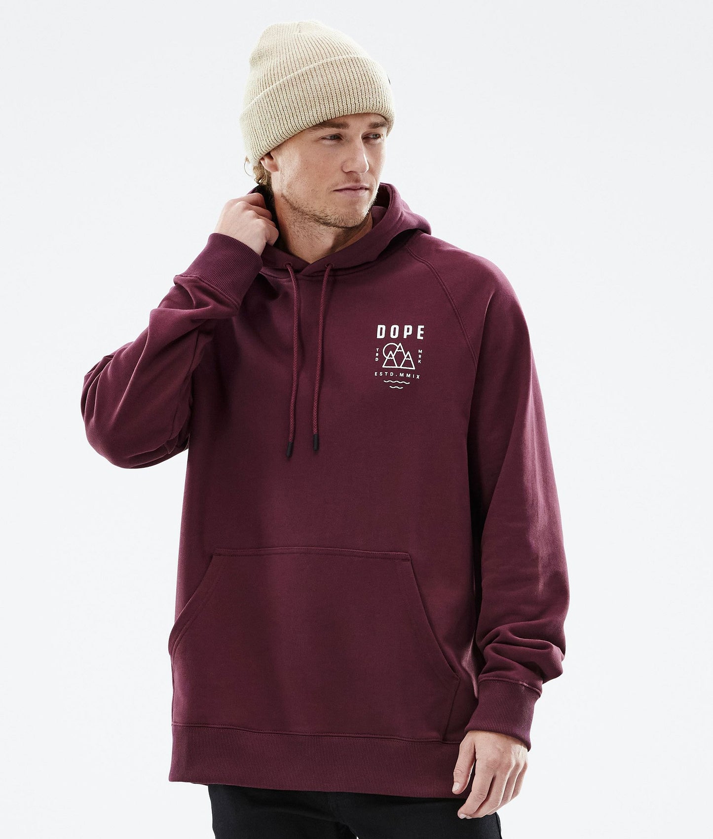 Hoodie For Men Summit Burgundy