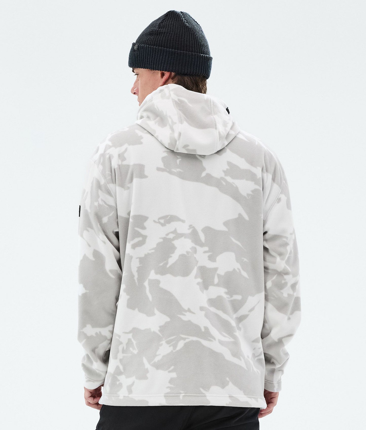 Fleece Hoodie For Men Grey Camo