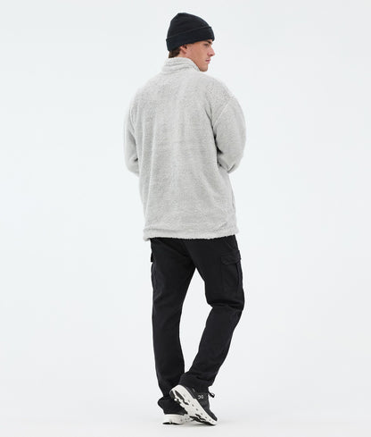 Fleece Sweater For Men Light Grey