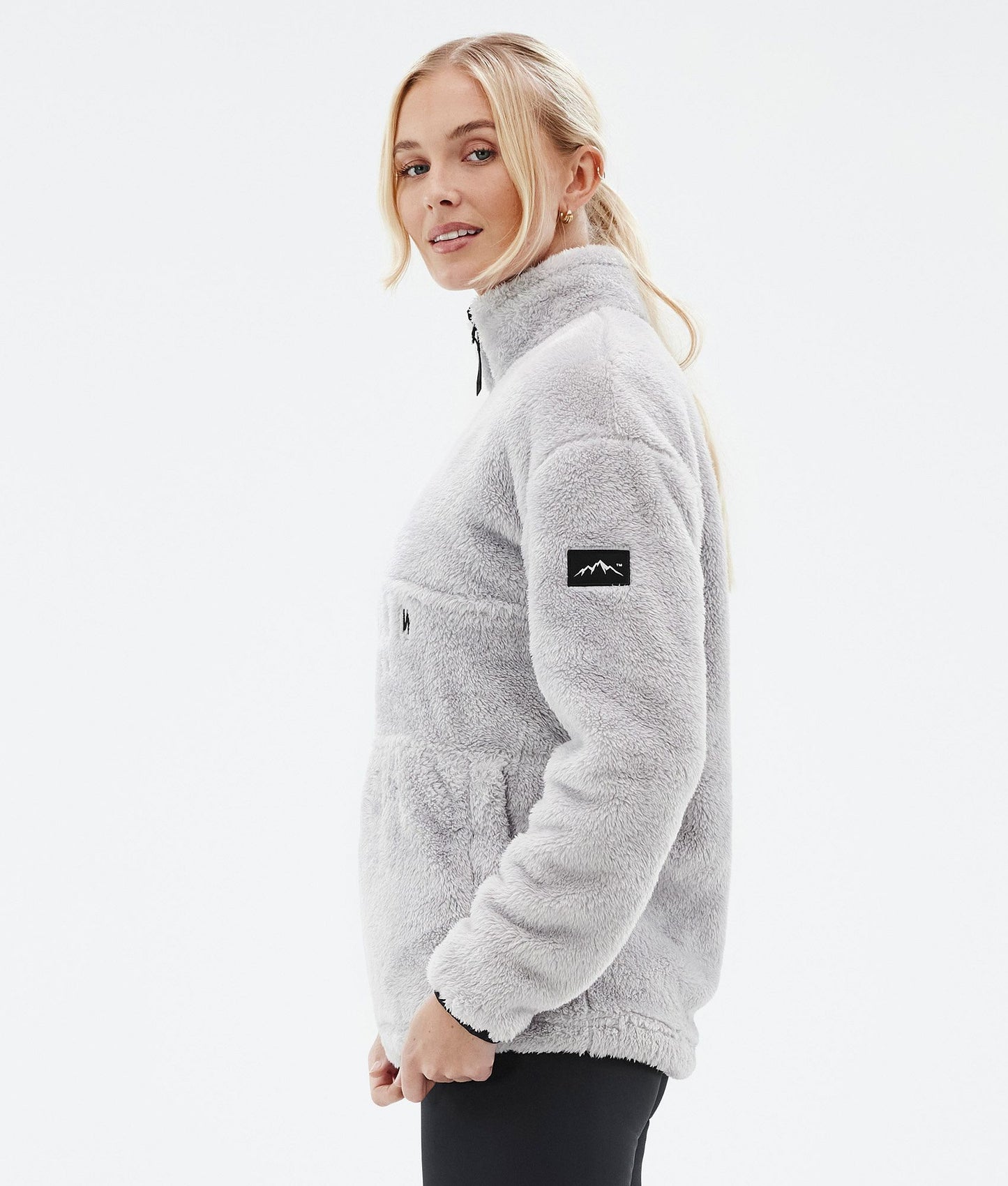 Fleece Sweater For Women Light Grey