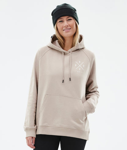 Hoodie Women 2X-Up Sand