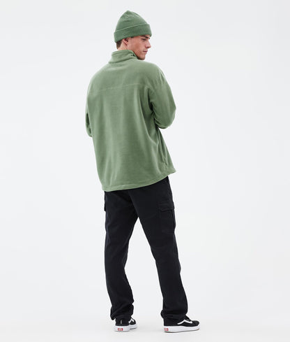 Fleece Sweater For Men Moss Green