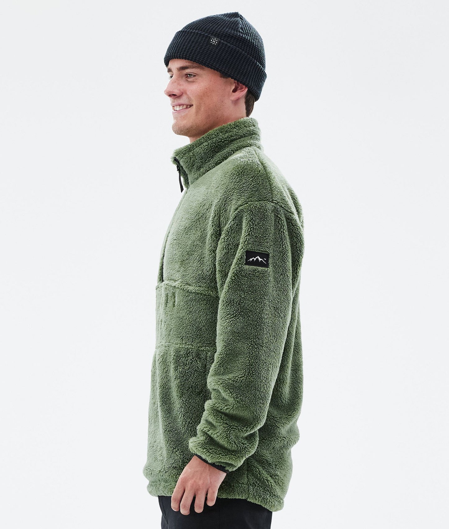 Fleece Sweater For Men Moss Green