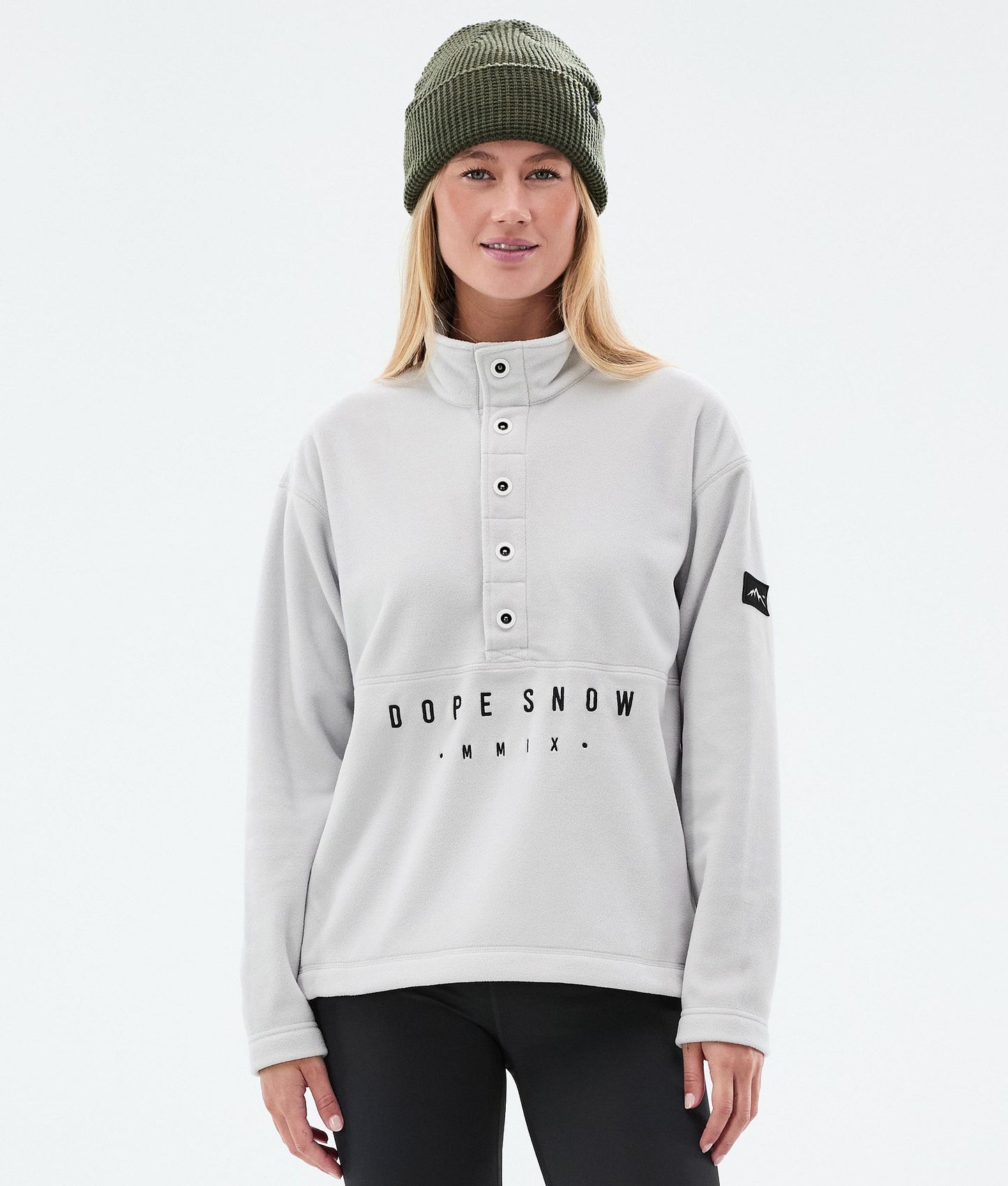 Fleece Sweater For Women Light Grey