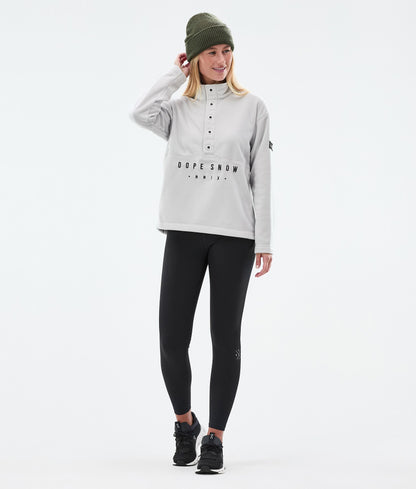 Fleece Sweater For Women Light Grey