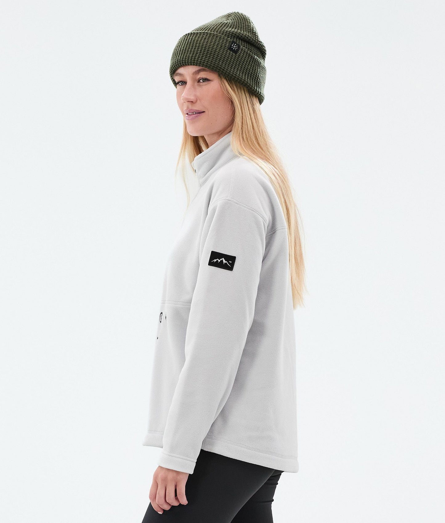 Fleece Sweater For Women Light Grey