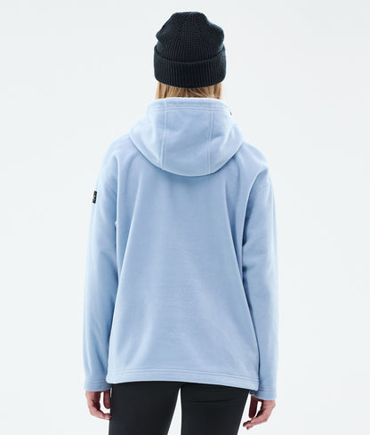 Fleece Hoodie For Women Light Blue
