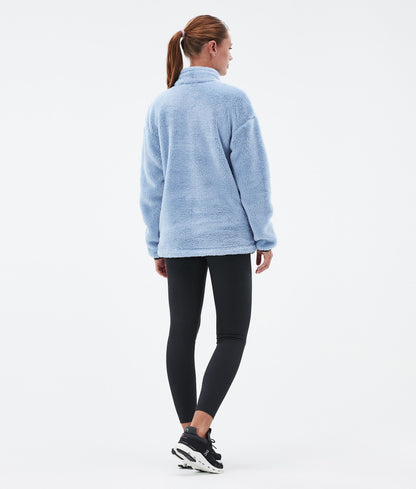 Fleece Sweater For Women Light Blue