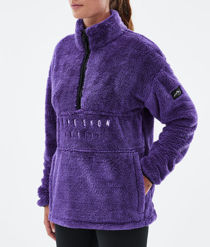Fleece Sweater For Women Vivid Purple