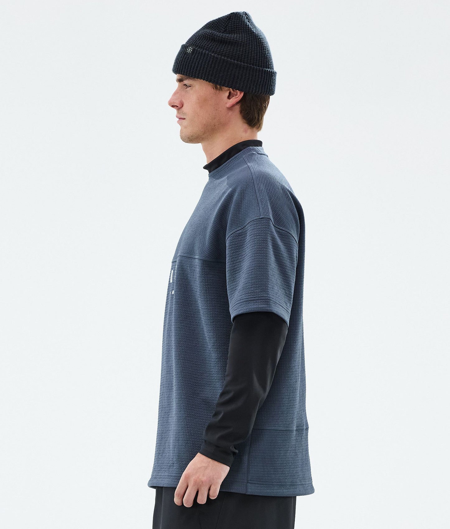 Fleece Sweater For Men Metal Blue