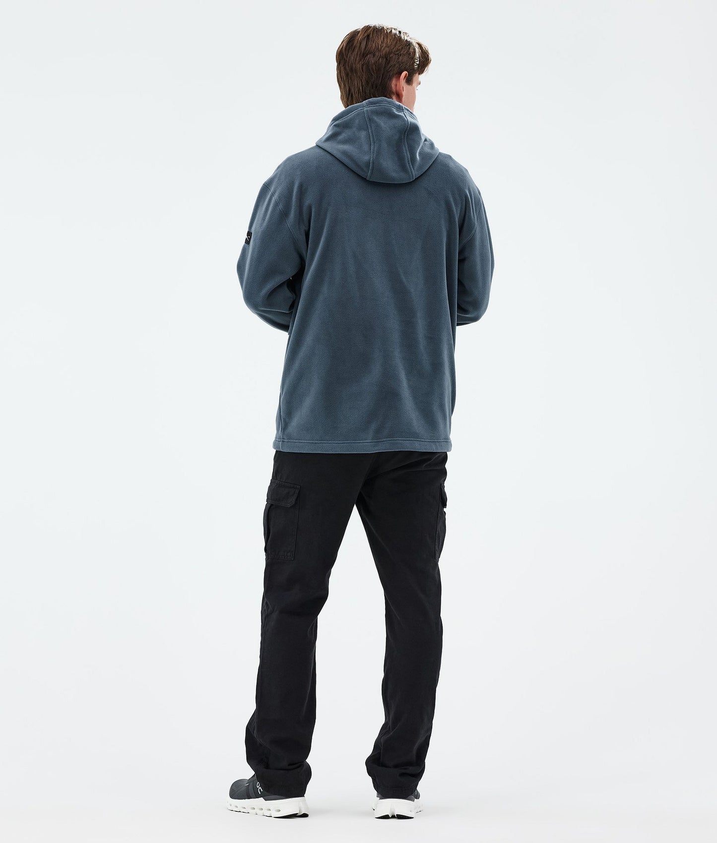 Fleece Hoodie For Men Metal Blue