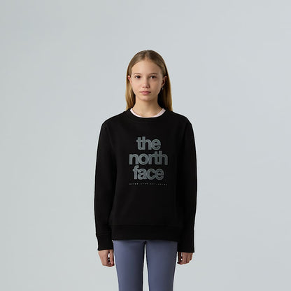 Girls' Reflective Logo Relaxed Sweatshirt