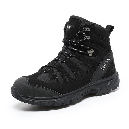 (⏰ Clearance Event 49% OFF) Men's High Top Wide Toe Arch Support Orthopedic Tactical Boots Comfortable Non-slip Durable Hiking Boots