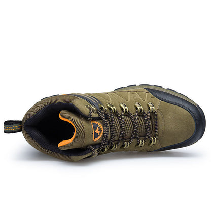 (⏰BLACK FRIDAY SPECIAL-70%OFF)Men's Mountaineering Orthopedic Ankle Support Hiking Boots Waterproof Non-Slip Wide Toe Tactical Boots